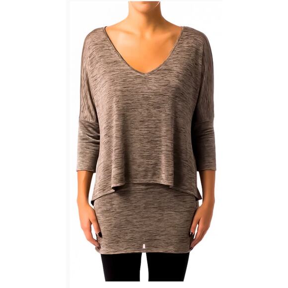 Joseph Ribkoff Dolman Sleeve Layered Marl Tunic Top Size 10 - Picture 9 of 9